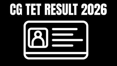 CG TET Result 2026